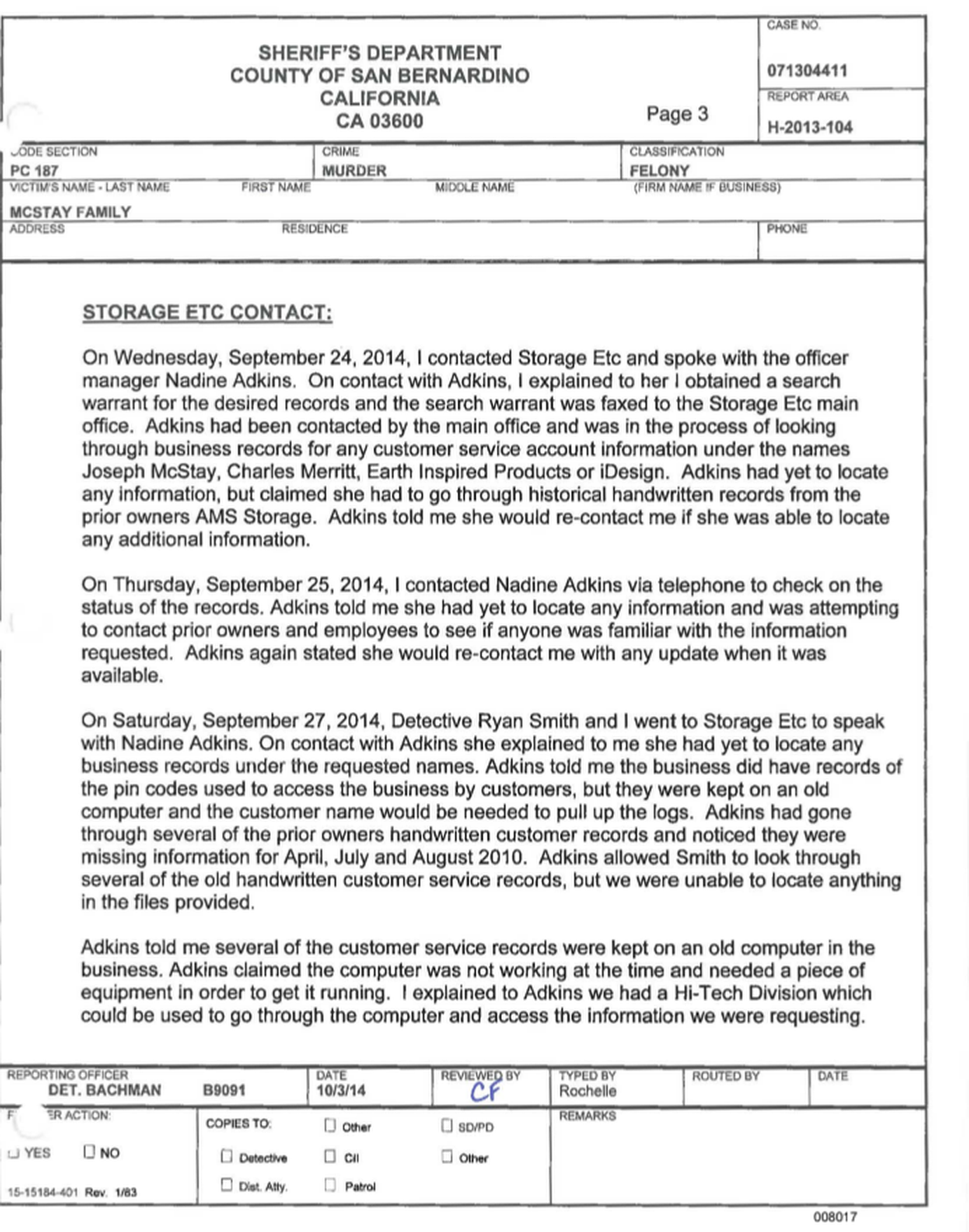 See the report page