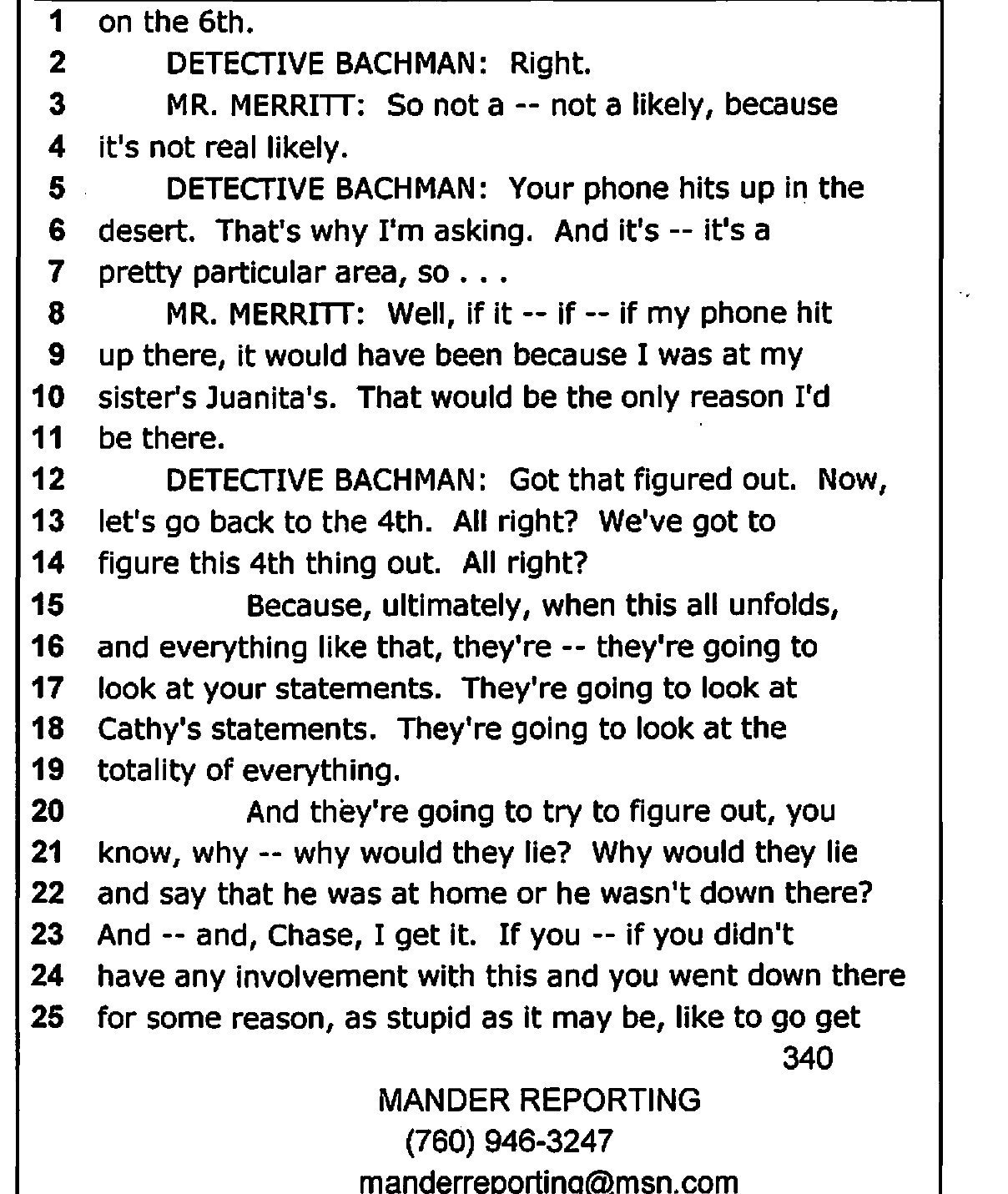 Interview transcript, page 340