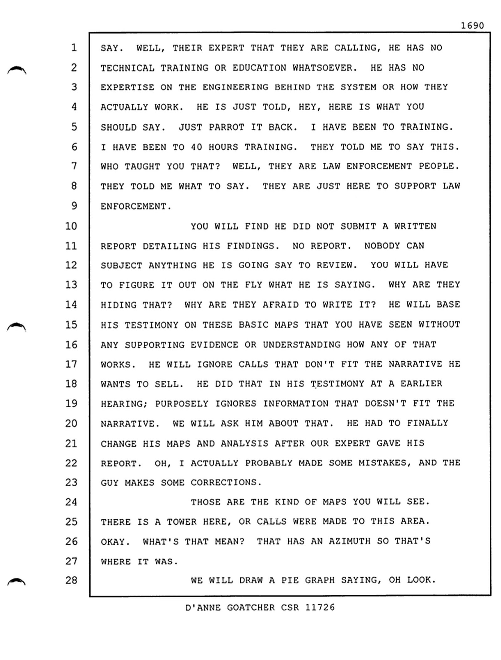Reporter's Transcript page 1690