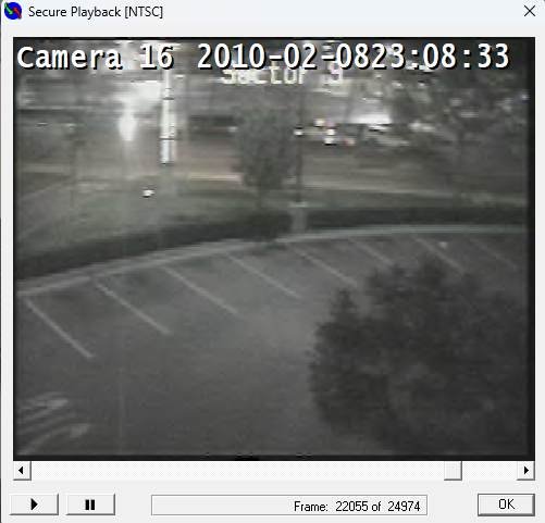 (Image 9) The Trooper towed — Camera 16, 23:08:33.