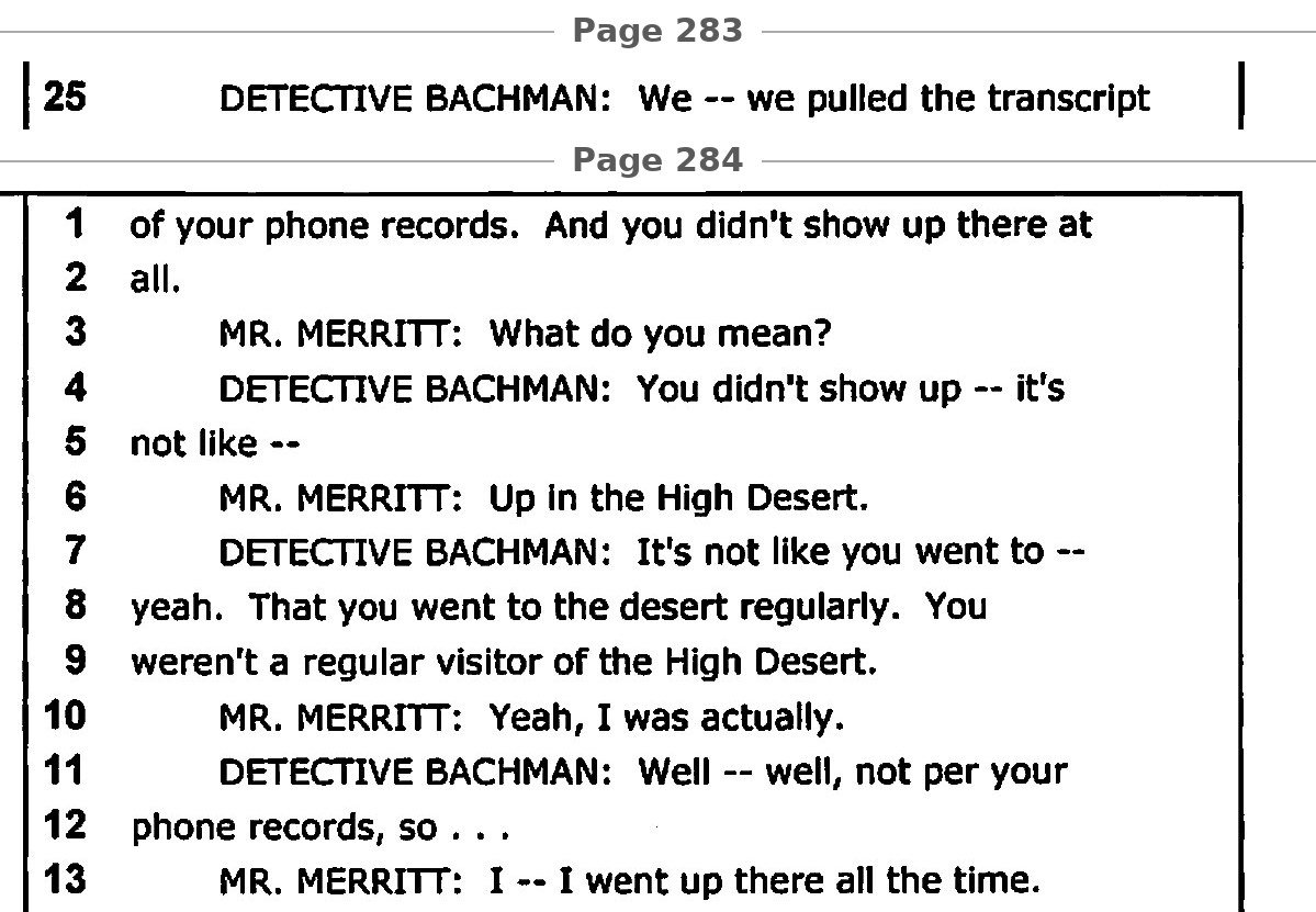 Interview transcript, 283:25-284:13