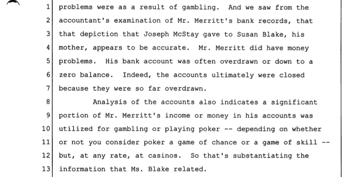 Reporter's Transcript, RT 4995:1-13