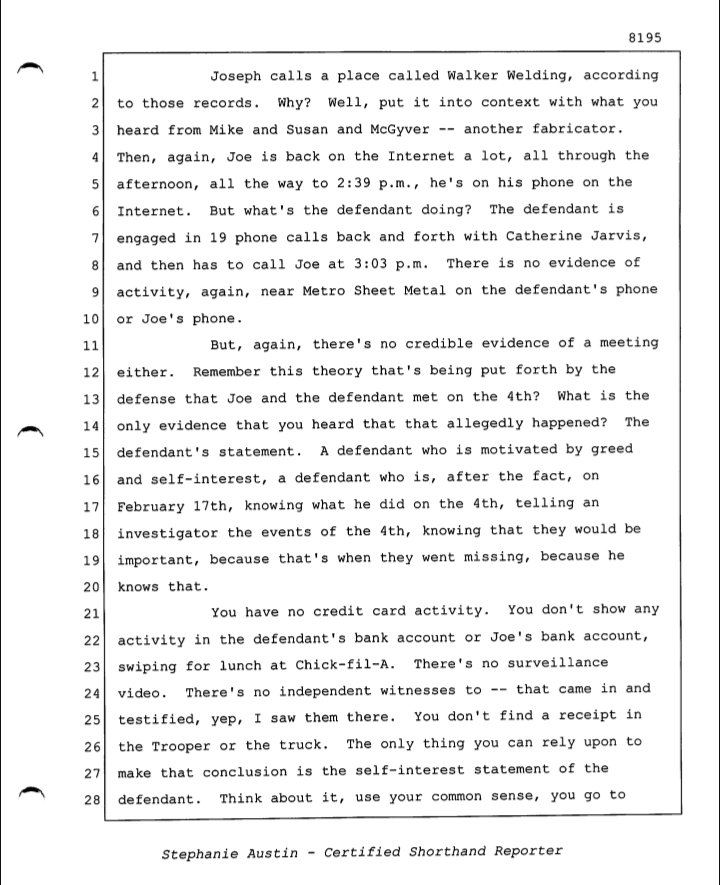 Reporter's Transcript, RT 8195